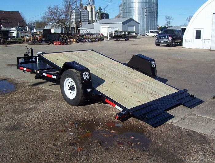 gravity tilt trailer 6x12 single axle