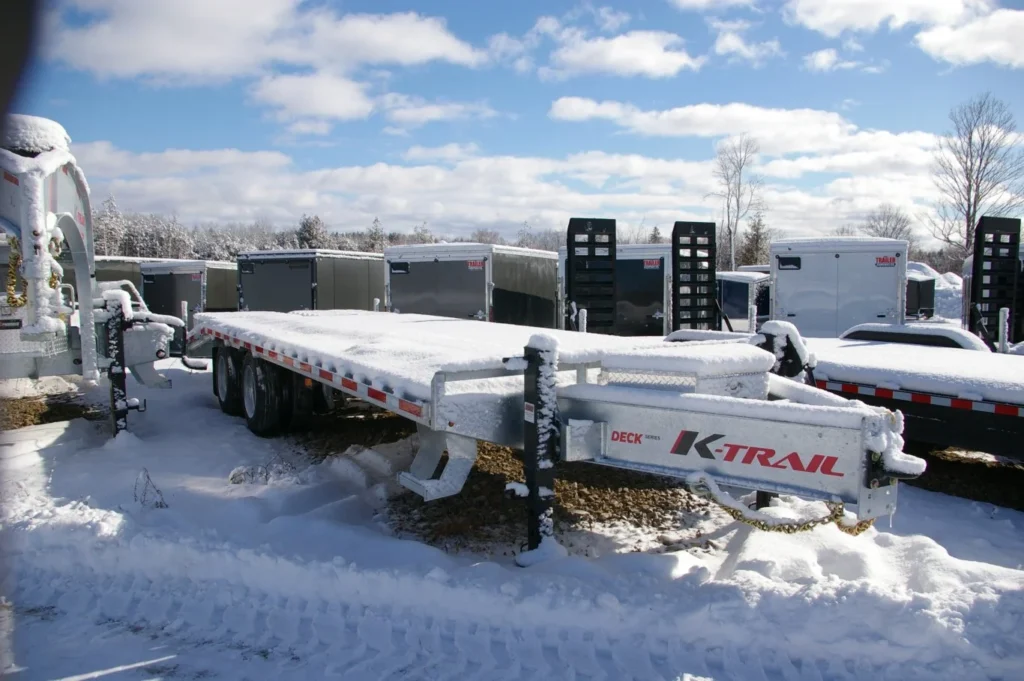 102 inch deckover trailer with dovetail