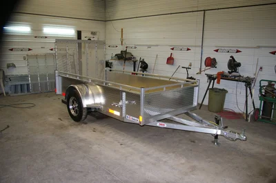 2026 5X10 UILITY TRAILER, SINGLE AXLE, ALUMINUM, SILVER, 2990GVWR