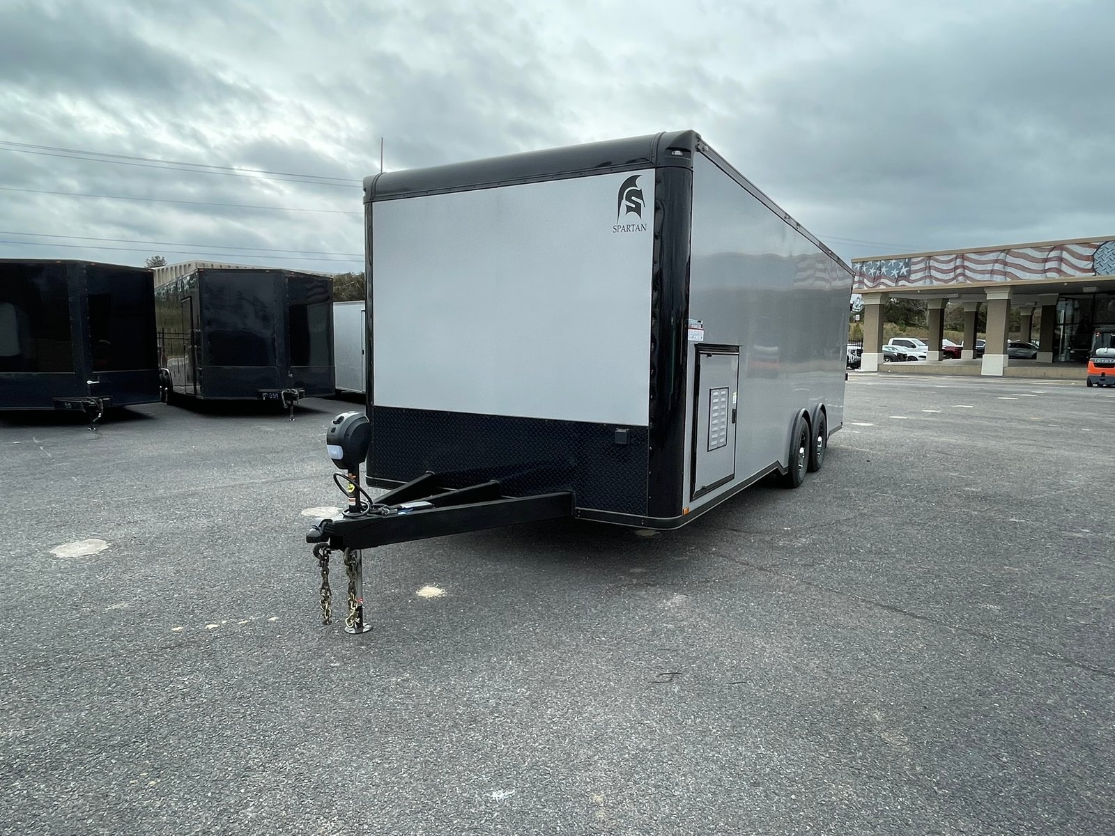 2023 8.5X24 CARGO TRAILER, TANEM AXLE, REAR RAMP, 84", RAMP, 7000GVWR - Image 7