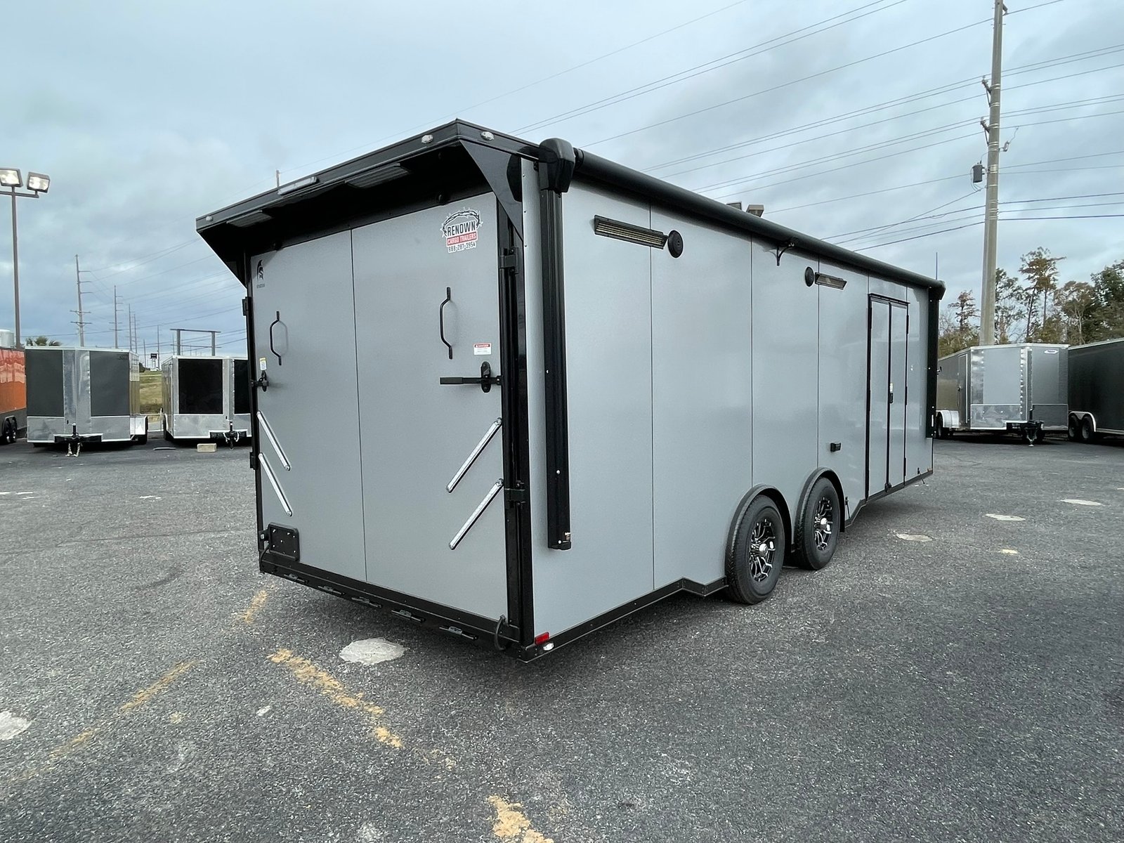 2023 8.5X24 CARGO TRAILER, TANEM AXLE, REAR RAMP, 84", RAMP, 7000GVWR