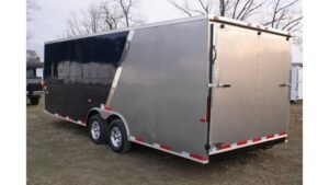 7x25 aluminum snowmobile trailer