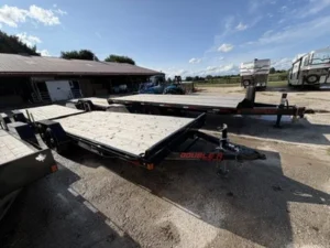 7x16 equipment trailer, 15,400 lb