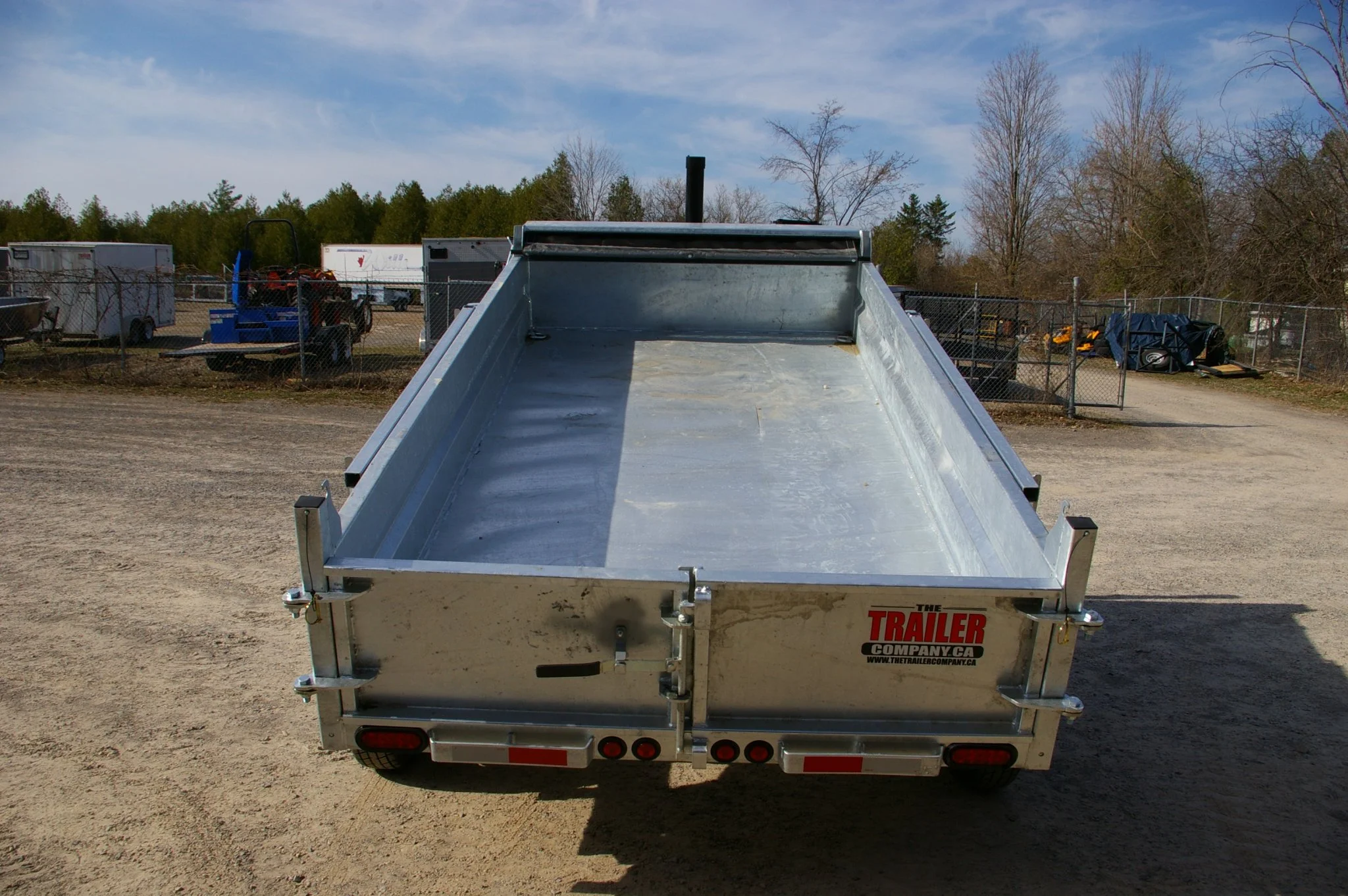 2027 6X12 DUMP TRAILER, TANDEM AXLE, GALVANIZED, GALVANIZED, SILVER, 10141GVWR - Image 7