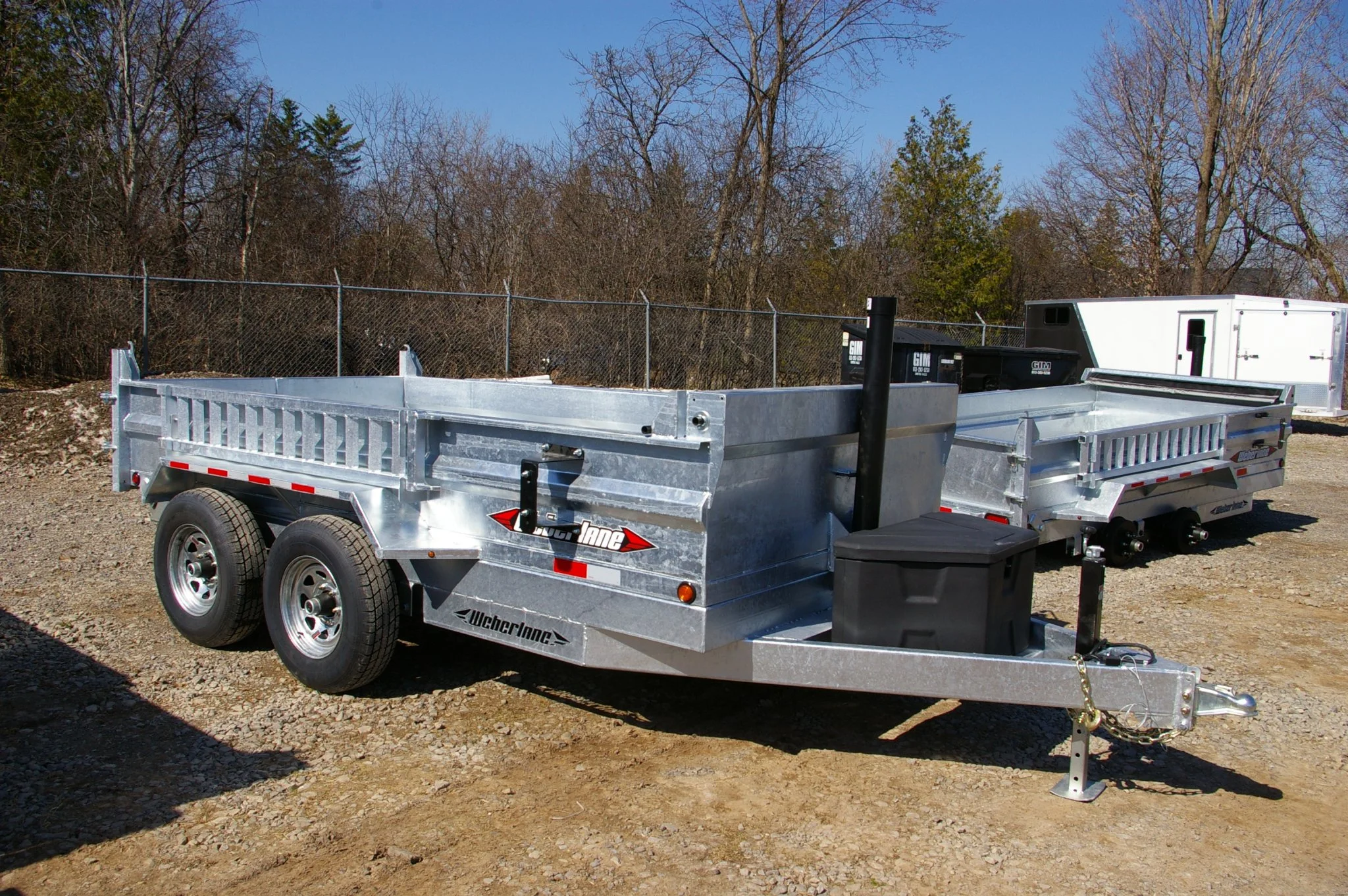 2027 6X12 DUMP TRAILER, TANDEM AXLE, GALVANIZED, GALVANIZED, SILVER, 10141GVWR - Image 6