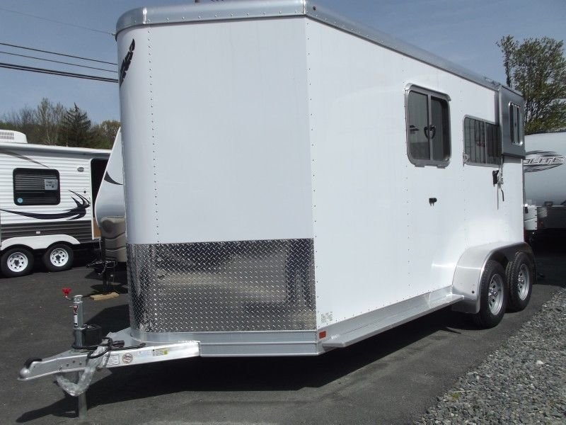 2026 AMBASSADOR STRAIGHT LOAD, 90", REAR RAMP, ALUMINUM, WHITE, 7000GVWR