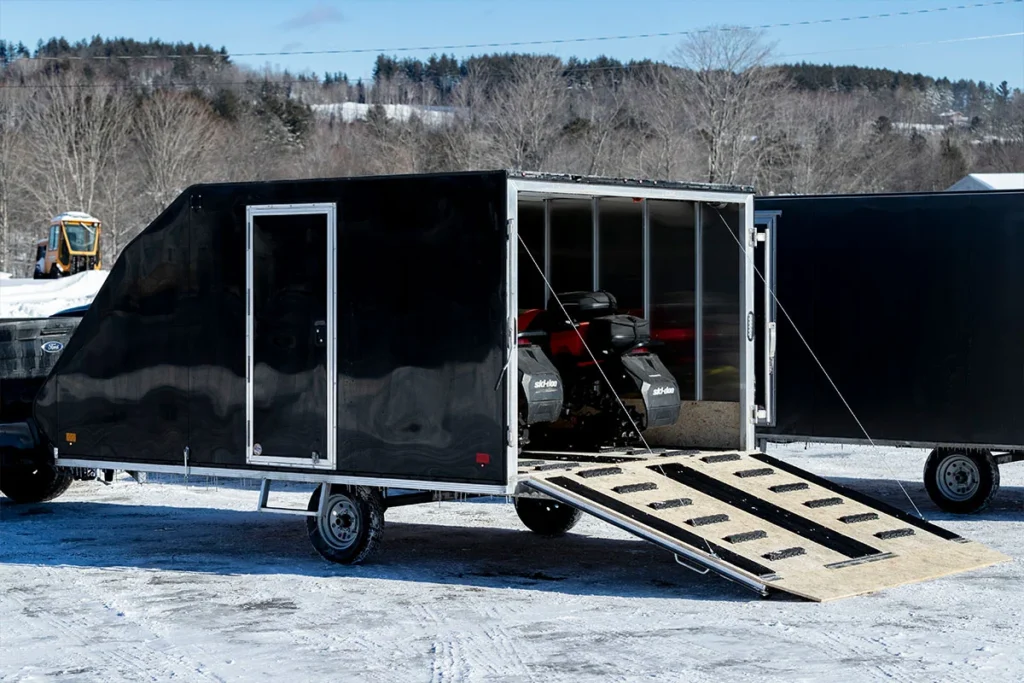 used snowmobile trailer aluminum 7x19