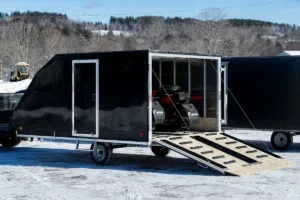 Used 7x19 snowmobile trailer
