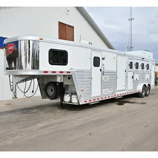 2025 Hart 4 Horse 8' Living Quarter 4' Mid Tack Horse transport, Horse trailers,
